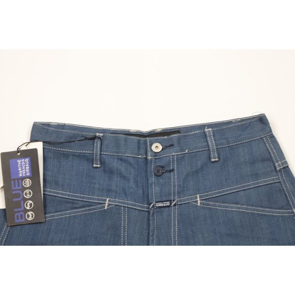 Deadstock Vintage 90s Marithe Francois Girbaud Mens 32 Baggy Denim Jean Shorts - Picture 2 of 16